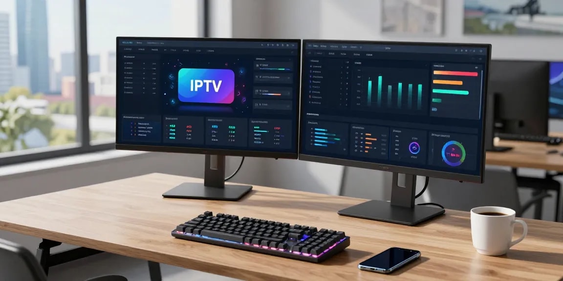IPTV reseller panel management software in a modern tech environment