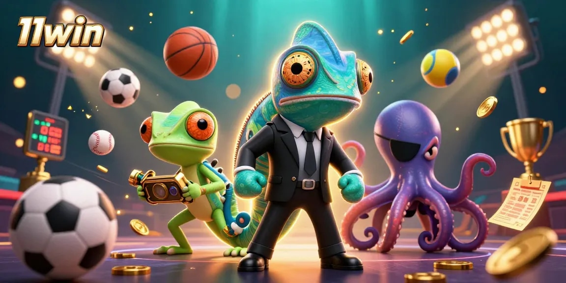 Experience thrilling action with 11win's vibrant sports betting scene in ultra-detailed 3D.