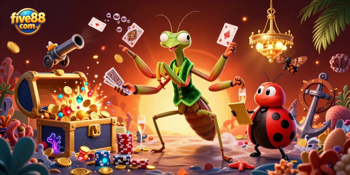 Engage with the exciting five88 com casino scene featuring vibrant characters and thrilling gaming elements.
