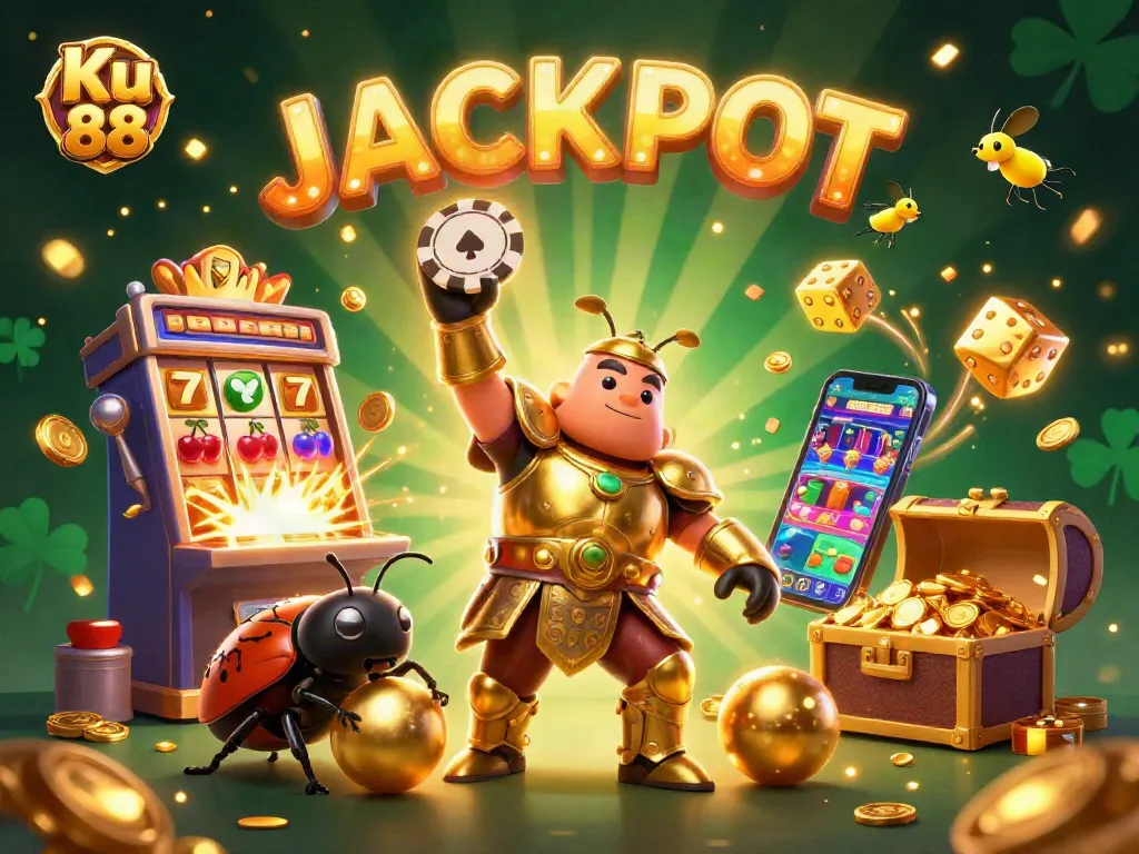 Bet on Ku 88 to lift your winnings high with a jackpot explosion in a vibrant gaming scene.