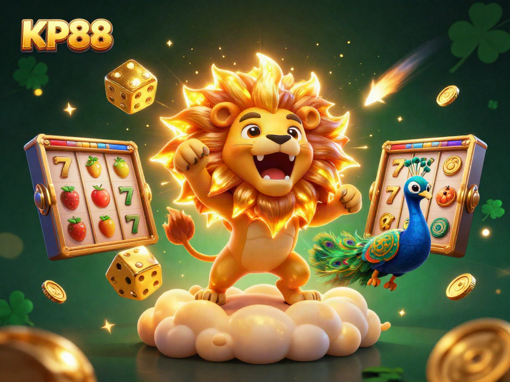 Experience the excitement of KP88 slots with vibrant graphics and engaging 3D action.