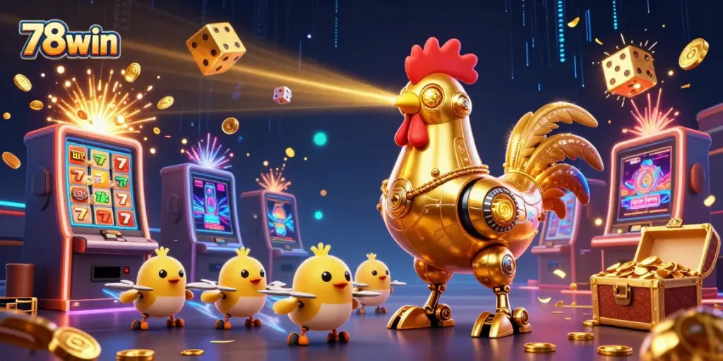 Engage with thrilling jackpots at 78win's dynamic casino experience, showcasing a vibrant game atmosphere.