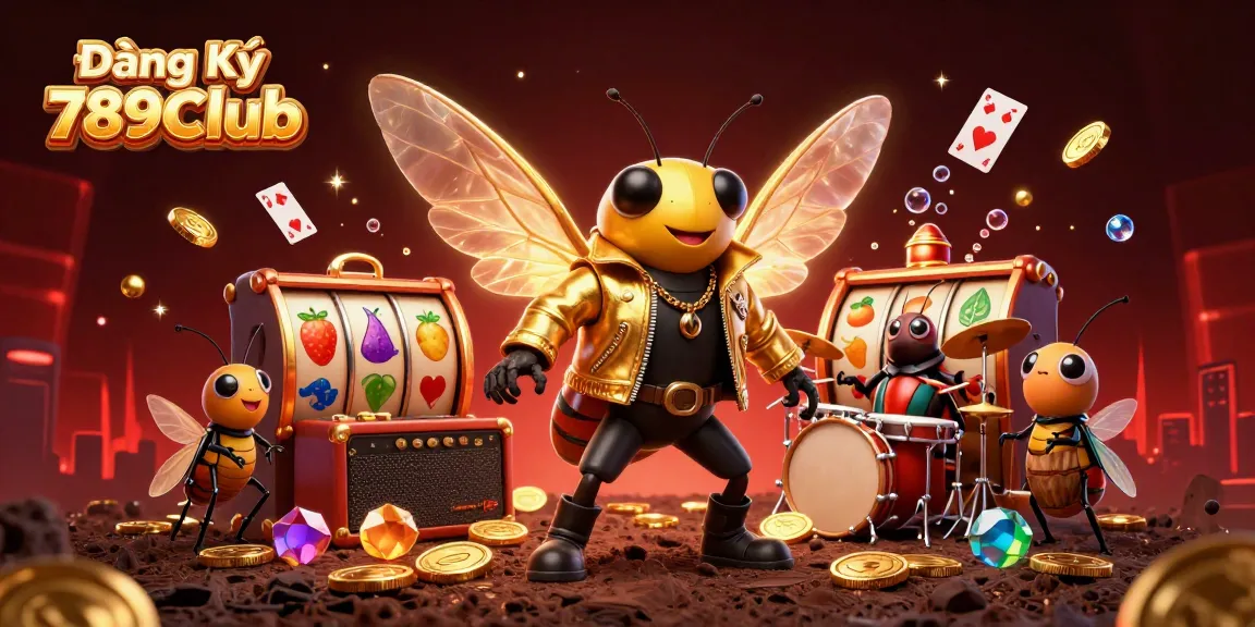 Win with Đăng Ký 789Club by creating an exciting gaming account with vibrant animated casino elements.