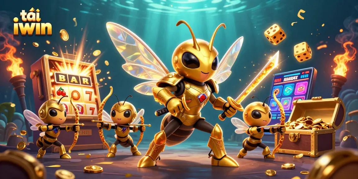 Experience thrilling gameplay with tải iwin in this action-packed casino scene.